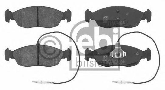 FEBI BILSTEIN 16259 Комплект гальмівних колодок, дискове гальмо