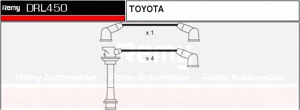 DELCO REMY DRL450 Комплект дротів запалювання