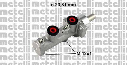 METELLI 050600 головний гальмівний циліндр