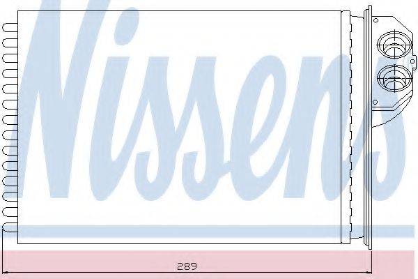 NISSENS 72943 Теплообмінник, опалення салону