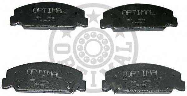 OPTIMAL 9786 Комплект гальмівних колодок, дискове гальмо