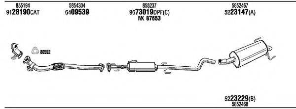 WALKER OPH19117BE Система випуску ОГ