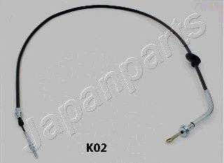 JAPANPARTS BCK02 Трос, стоянкова гальмівна система