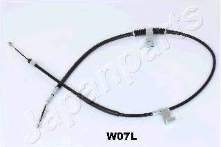 JAPANPARTS BCW07L Трос, стоянкова гальмівна система