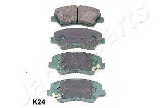 JAPANPARTS PAK24AF Комплект гальмівних колодок, дискове гальмо