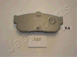 JAPANPARTS PP127AF Комплект гальмівних колодок, дискове гальмо
