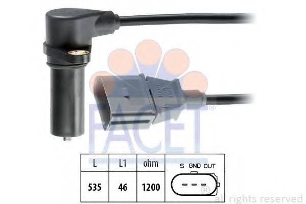 FACET 90391 Датчик імпульсів; Датчик імпульсів, маховик