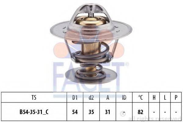 FACET 78380S Термостат, охолоджуюча рідина