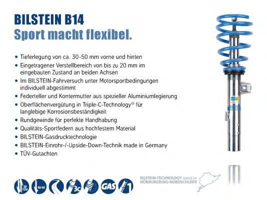 BILSTEIN BIL020254 Комплект ходової частини, пружини / амортизатори