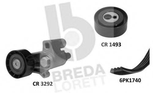 BREDA LORETT KCA0017 Полікліновий ремінний комплект