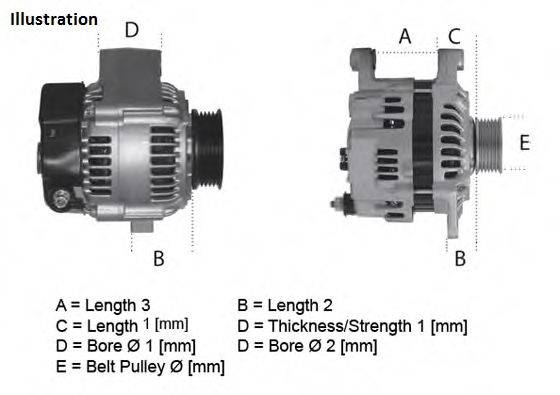 LUCAS ELECTRICAL LRA02082 Генератор