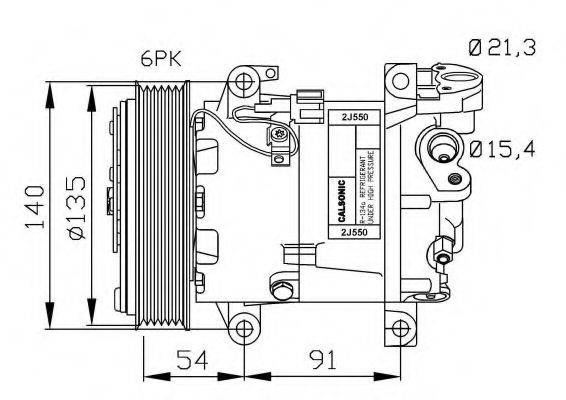 NRF 32690G Компресор, кондиціонер
