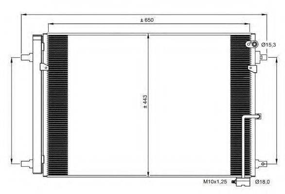 NRF 350059 Конденсатор, кондиціонер