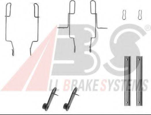 A.B.S. 1147Q Комплектуючі, колодки дискового гальма
