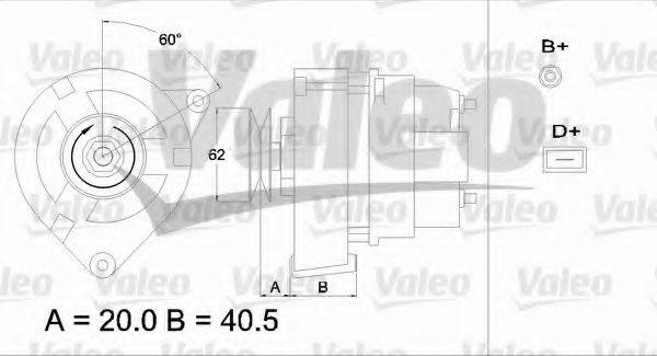 VALEO 433351 Генератор