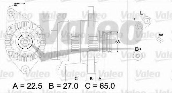 VALEO 436283 Генератор