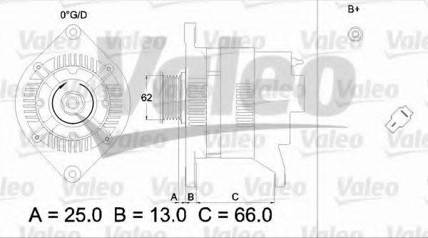 VALEO 436528 Генератор