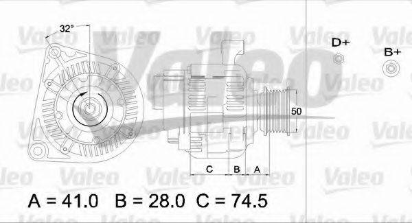 VALEO 436700 Генератор