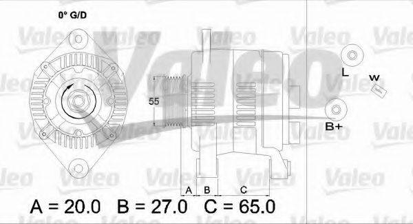 VALEO 436736 Генератор