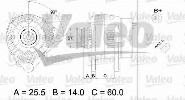 VALEO 437401 Генератор
