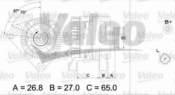 VALEO 437428 Генератор