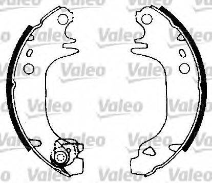 VALEO 553635 Комплект гальмівних колодок