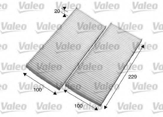 VALEO 715569 Фільтр, повітря у внутрішньому просторі