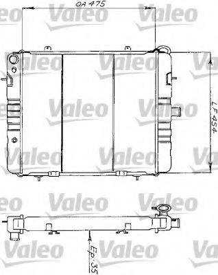 VALEO 730159 Радіатор, охолодження двигуна