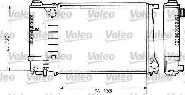 VALEO 730365 Радіатор, охолодження двигуна