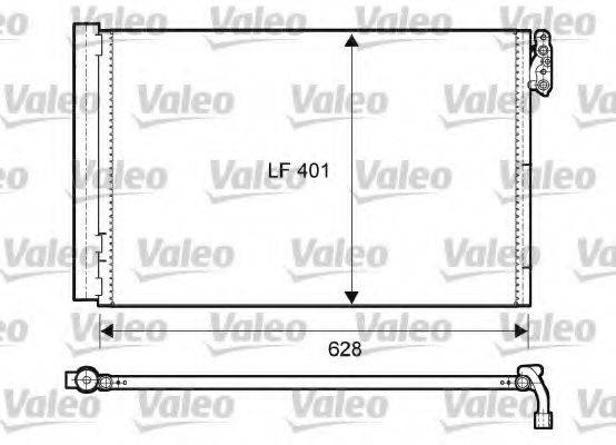 VALEO 814011 Конденсатор, кондиціонер