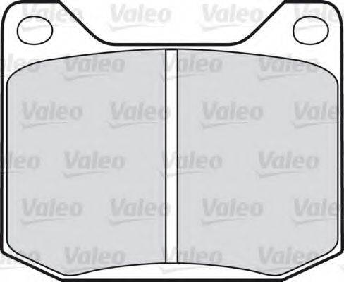 VALEO 598174 Комплект гальмівних колодок, дискове гальмо