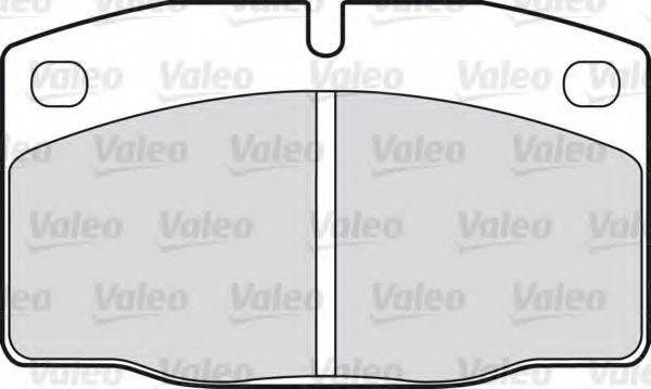 VALEO 598182 Комплект гальмівних колодок, дискове гальмо