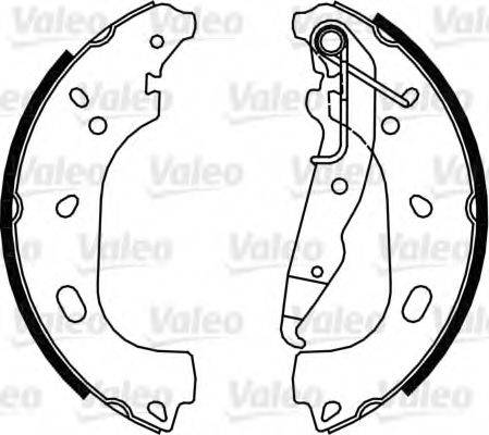 VALEO 564103 Комплект гальмівних колодок