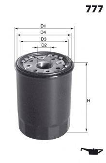 MECAFILTER ELH4254 Масляний фільтр