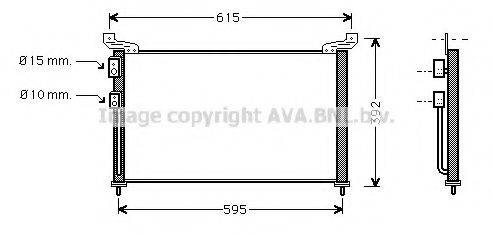 AVA QUALITY COOLING AU5136 Конденсатор, кондиціонер