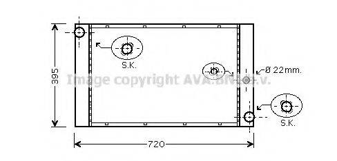 AVA QUALITY COOLING BW2277 Радіатор, охолодження двигуна
