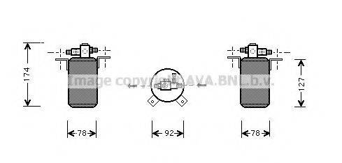 AVA QUALITY COOLING BWD021 Осушувач, кондиціонер