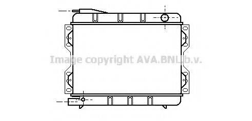 AVA QUALITY COOLING FD2028 Радіатор, охолодження двигуна