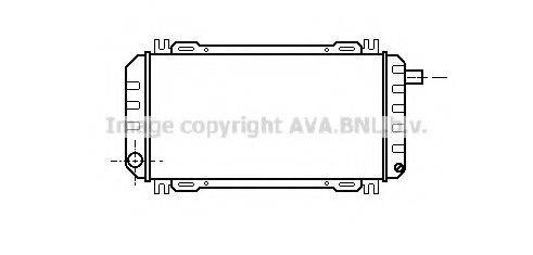 AVA QUALITY COOLING FD2161 Радіатор, охолодження двигуна