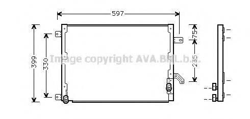 AVA QUALITY COOLING LC5070 Конденсатор, кондиціонер