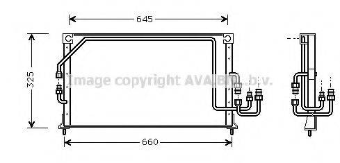 AVA QUALITY COOLING MT5149 Конденсатор, кондиціонер