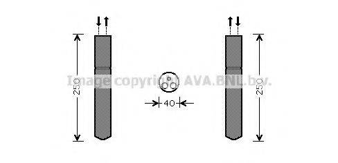 AVA QUALITY COOLING PED302 Осушувач, кондиціонер