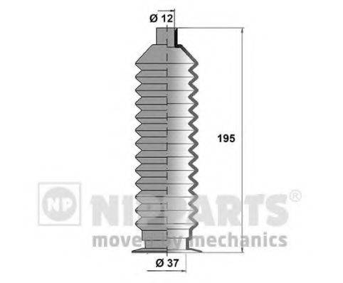 NIPPARTS J2847003 Комплект пильника, рульове керування