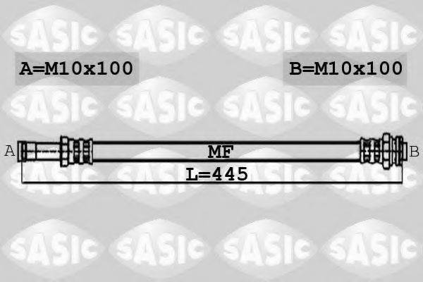 SASIC 6606067 Гальмівний шланг