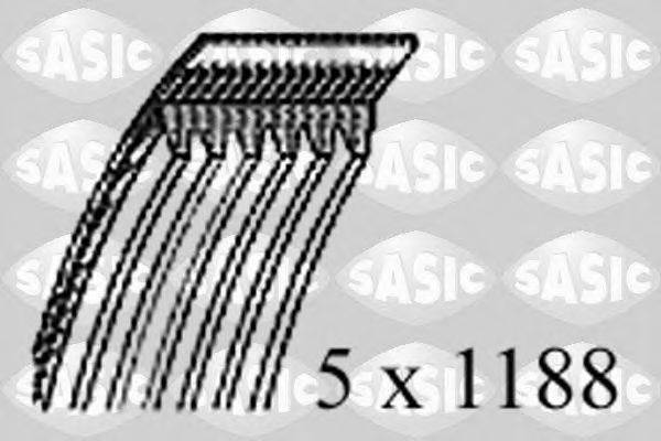 SASIC 1776043 Полікліновий ремінь