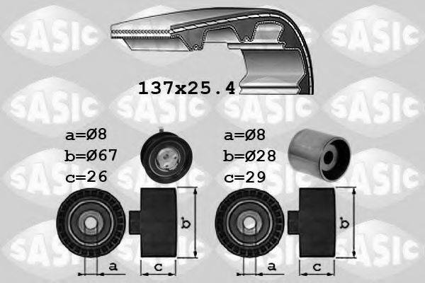 SASIC 1756038 Комплект ременя ГРМ