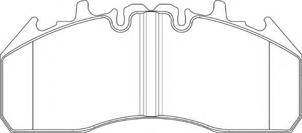 DURON DCV1989BFE Комплект гальмівних колодок, дискове гальмо