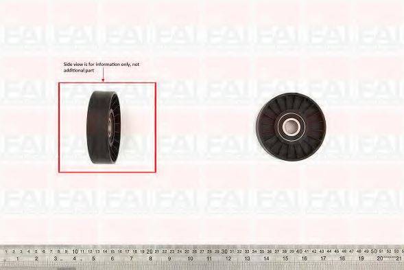 FAI AUTOPARTS T9600 Паразитний / провідний ролик, полікліновий ремінь