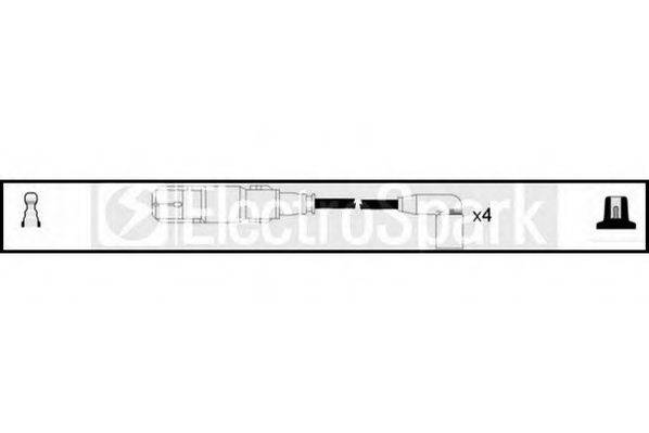 STANDARD OEK788 Комплект дротів запалювання