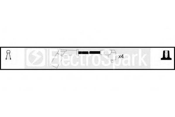 STANDARD OEK462 Комплект дротів запалювання
